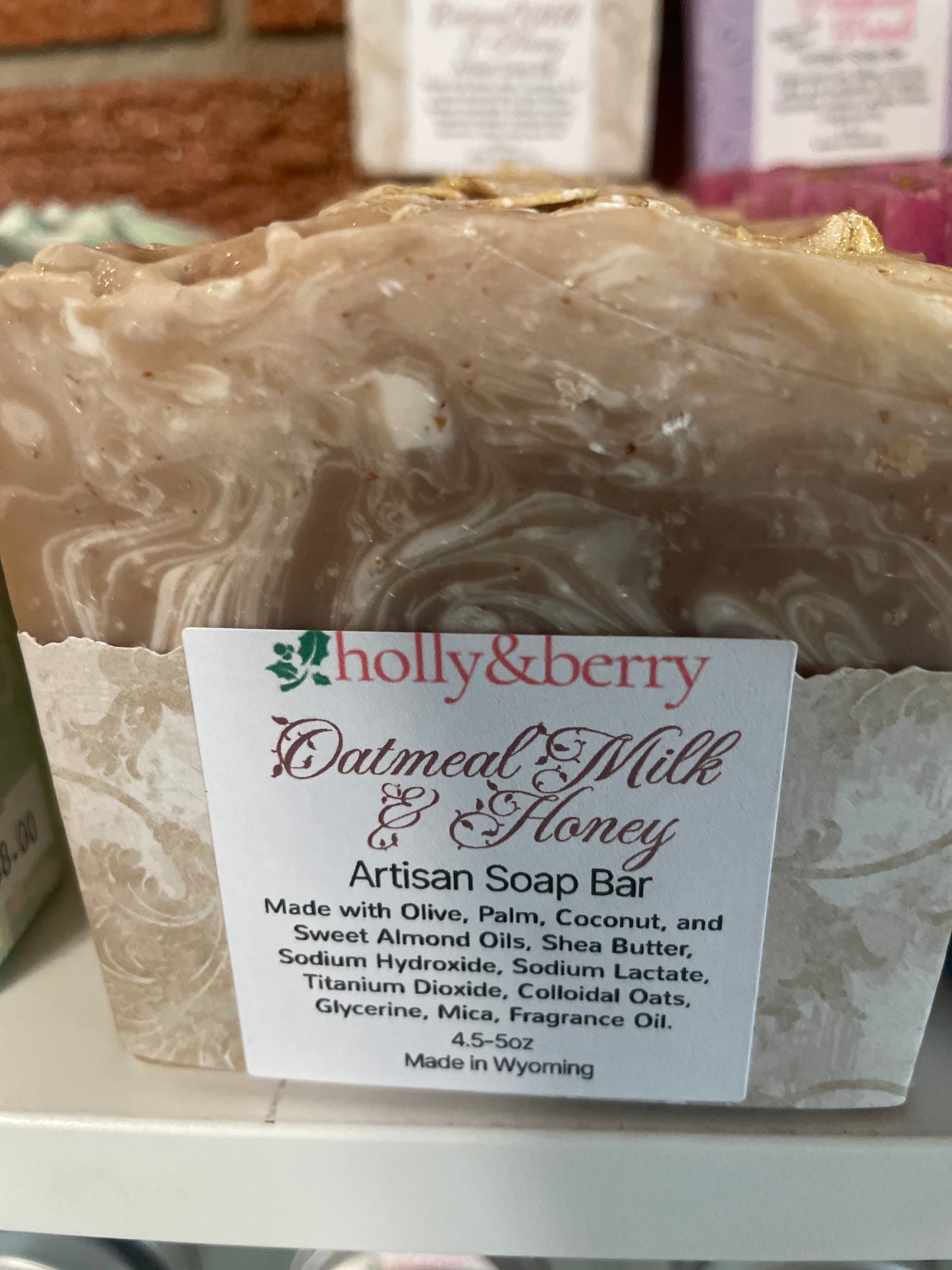 Oatmeal Milk & Honey Artisan Soap Bar