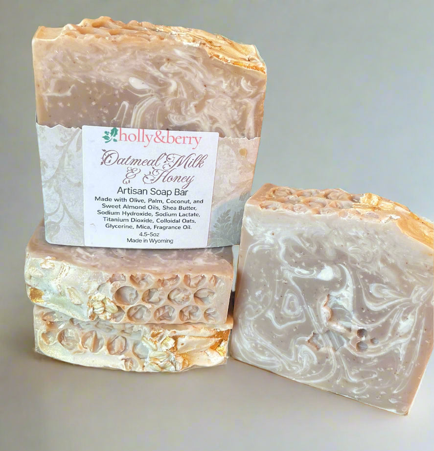 Oatmeal Milk & Honey Artisan Soap Bar
