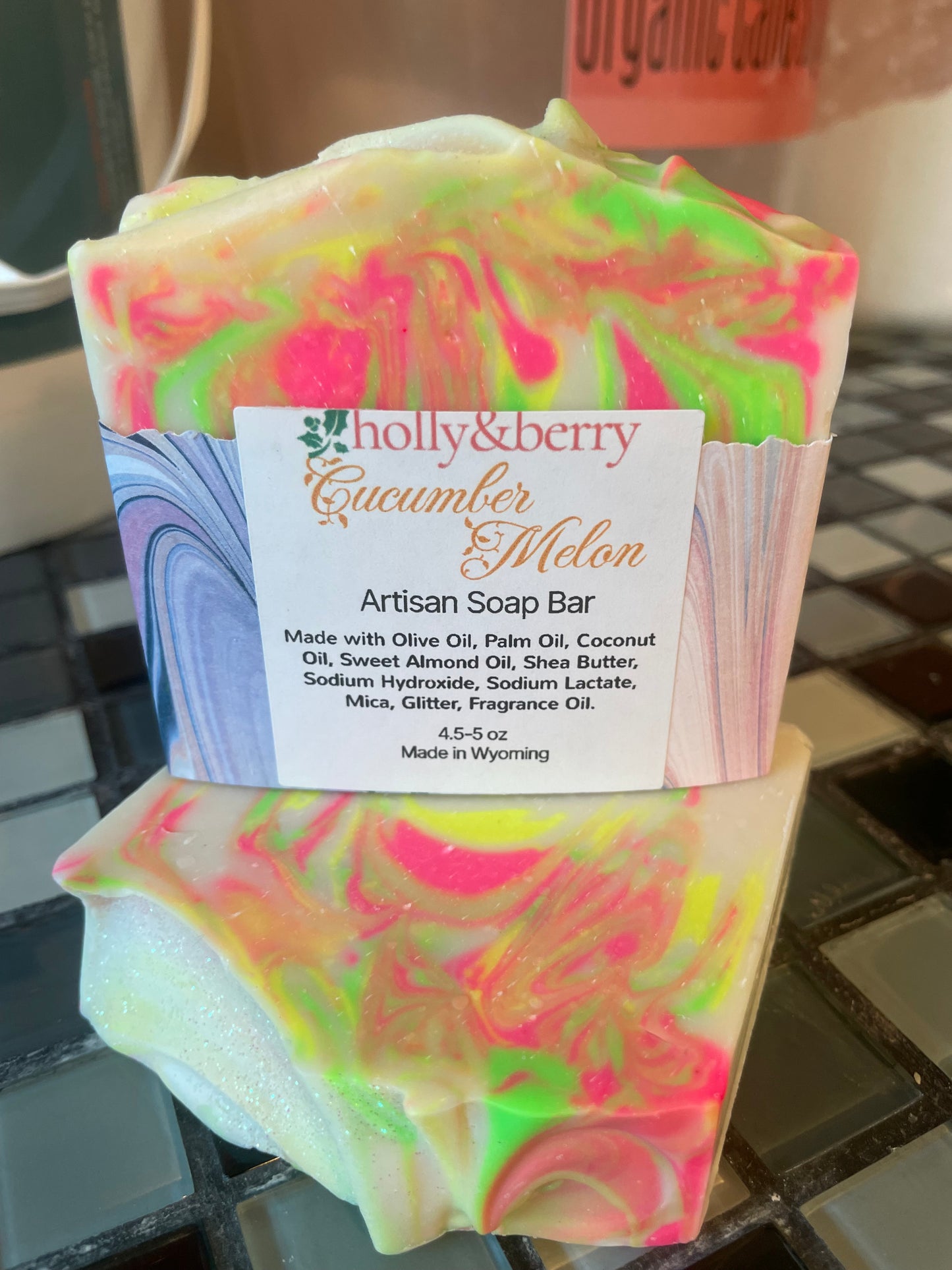 Cucumber Melon Artisan Soap Bar