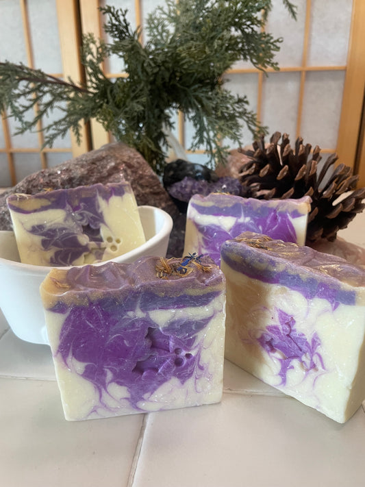 Golden Lavender Artisan Soap Bar